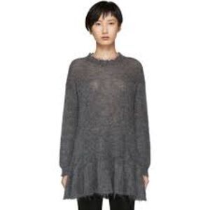 Red Valentino grey sweater dress